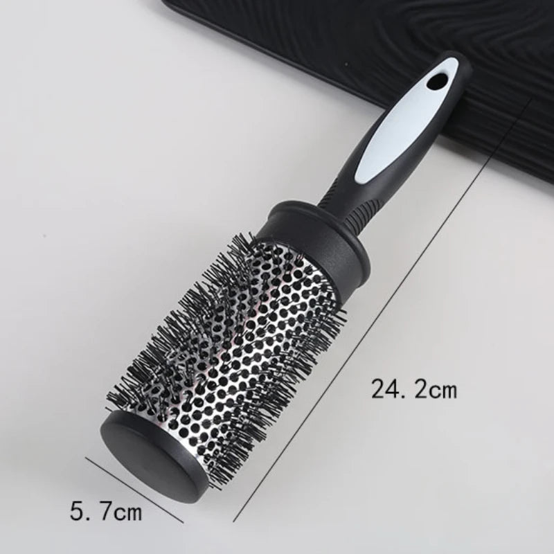 Hair Styling Hair Brush Nylon Comb Cylinder Curly Hair Rolling Comb
