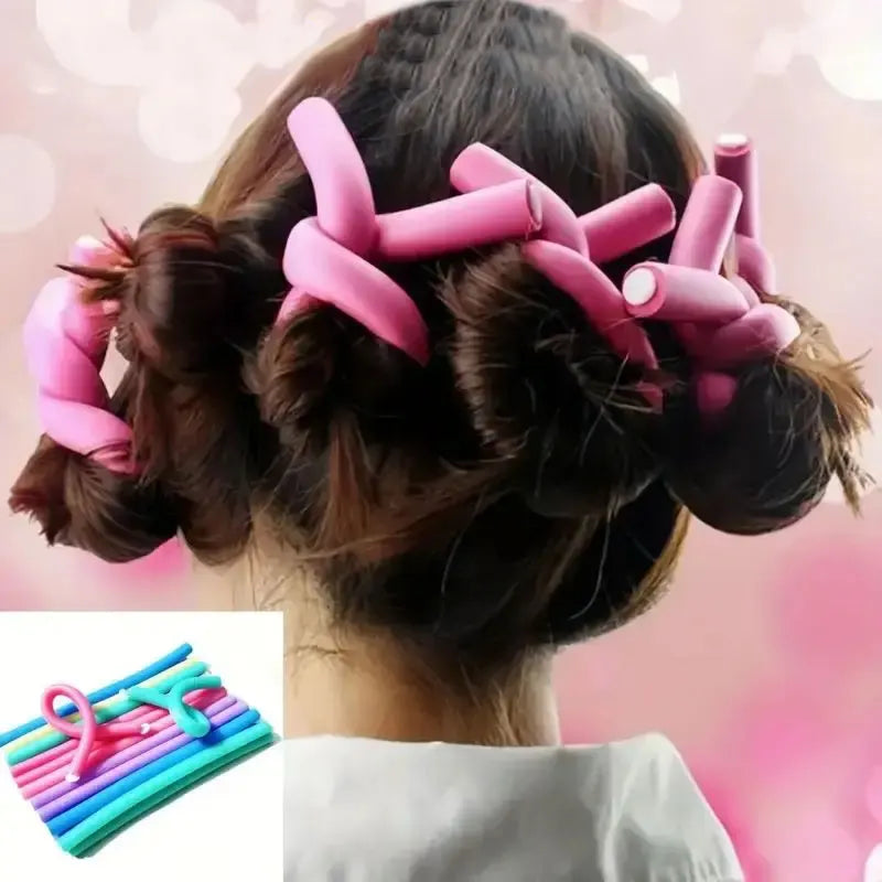 Perm Curling Bars, Hair Curling Sticks, Hair Care Manual Hair Rollers,