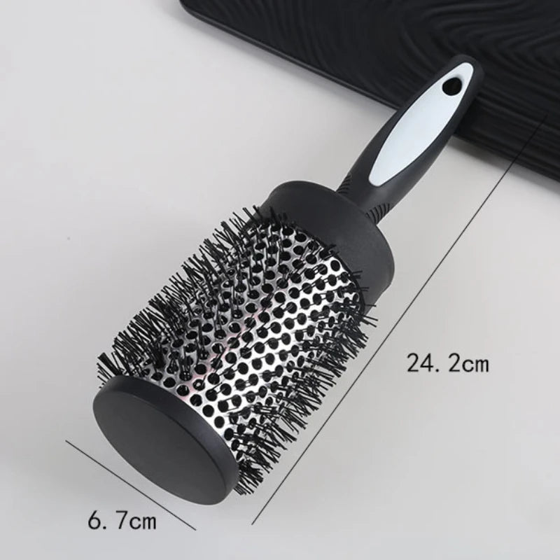 Hair Styling Hair Brush Nylon Comb Cylinder Curly Hair Rolling Comb