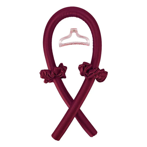 Heatless Curling Rod Headband No Heat Silk Curls Ribbon Hair Rollers