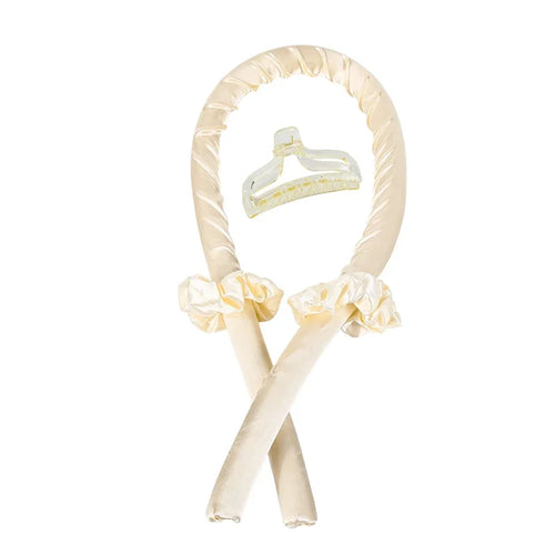 Heatless Curling Rod Headband No Heat Silk Curls Ribbon Hair Rollers