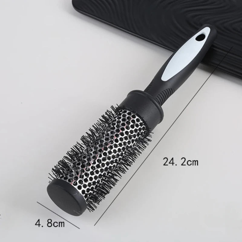 Hair Styling Hair Brush Nylon Comb Cylinder Curly Hair Rolling Comb