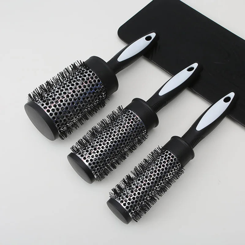 Hair Styling Hair Brush Nylon Comb Cylinder Curly Hair Rolling Comb