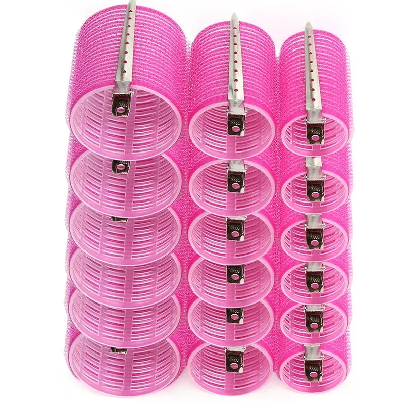 28pcs/Set Hair Roller Sets 18pcs Plastic Self Grip Hair Curlers 3
